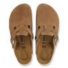 Birkenstock Boston Suede Leather - Dark Tea
